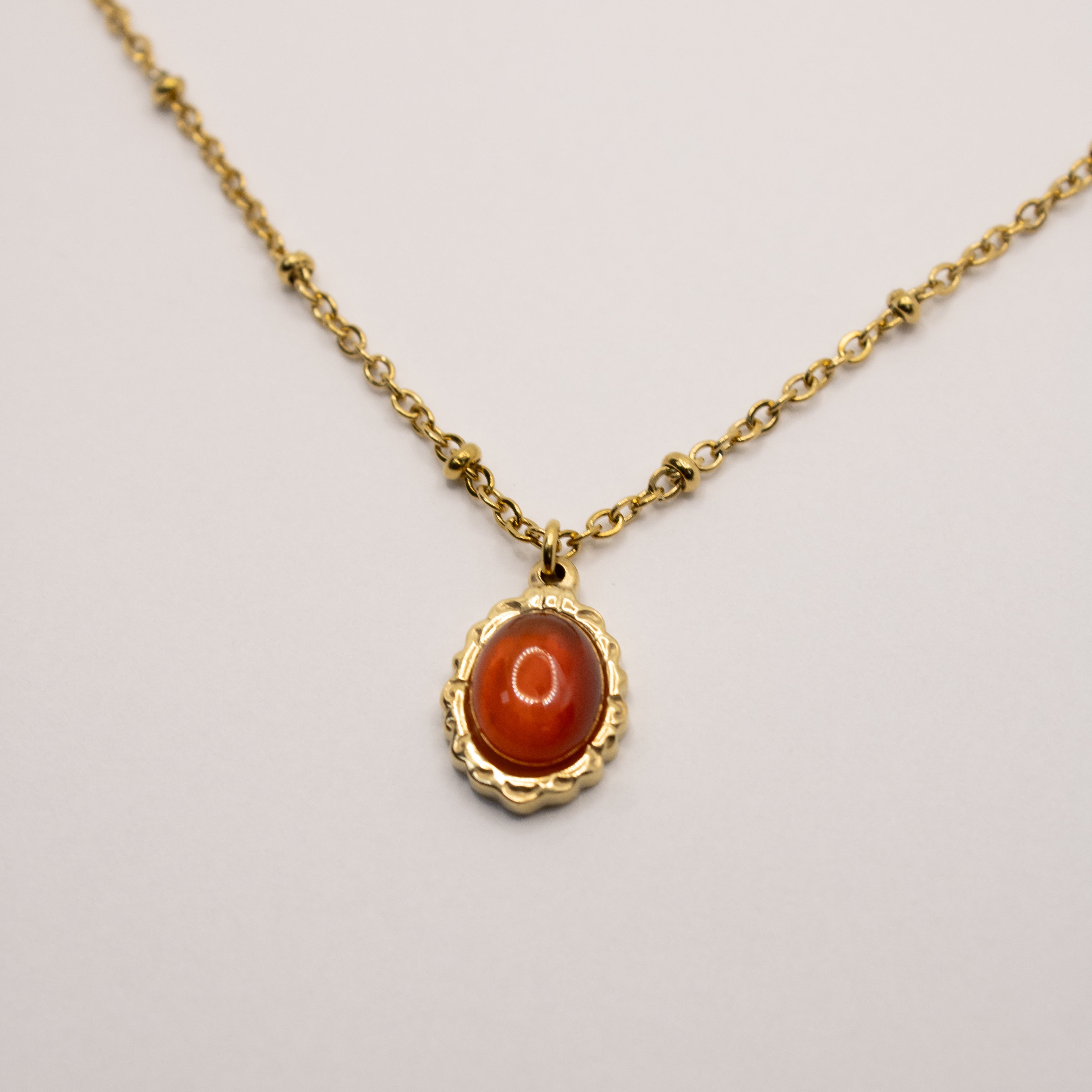 Vintage Carneool Ketting