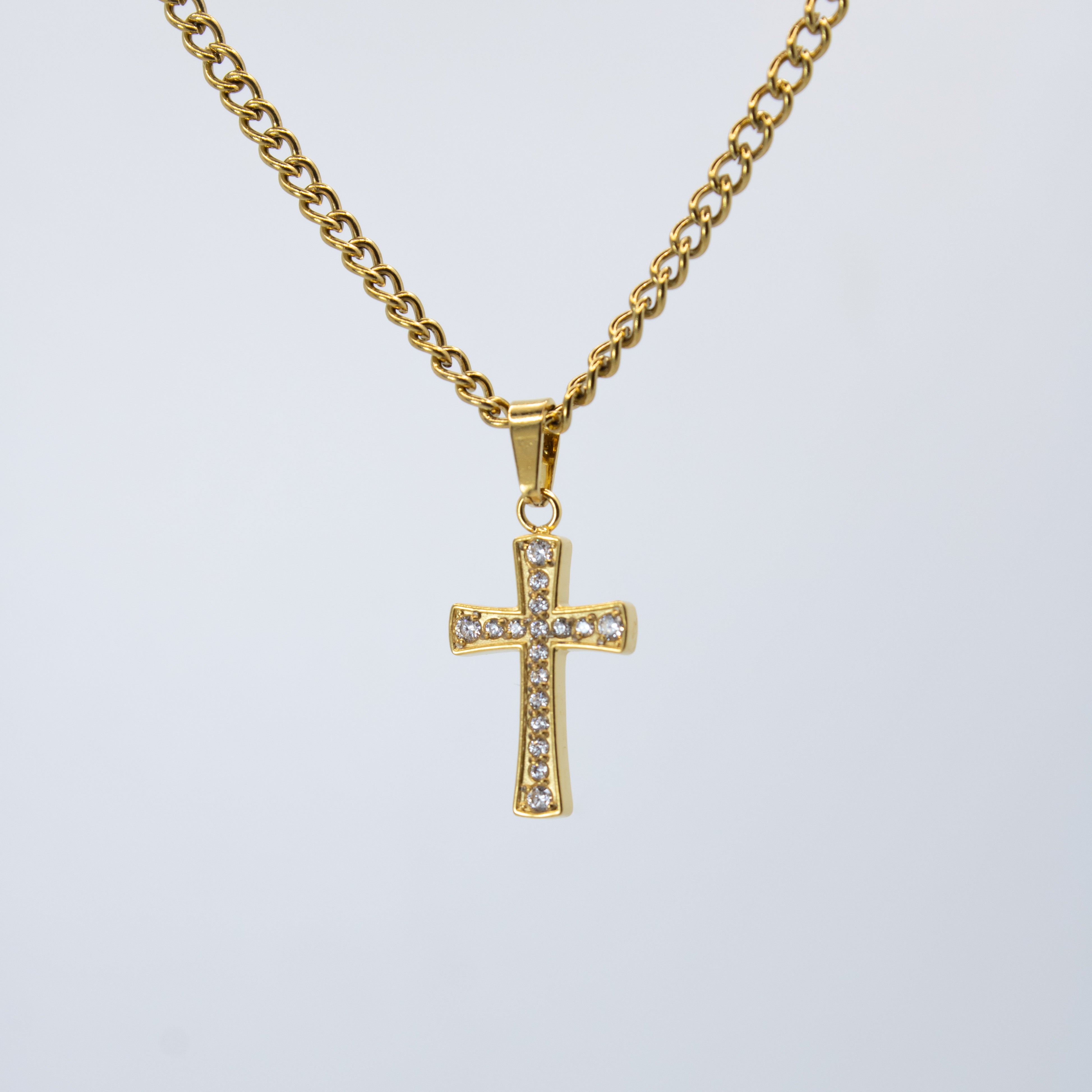 Ketting met Zirkonia Kruisje