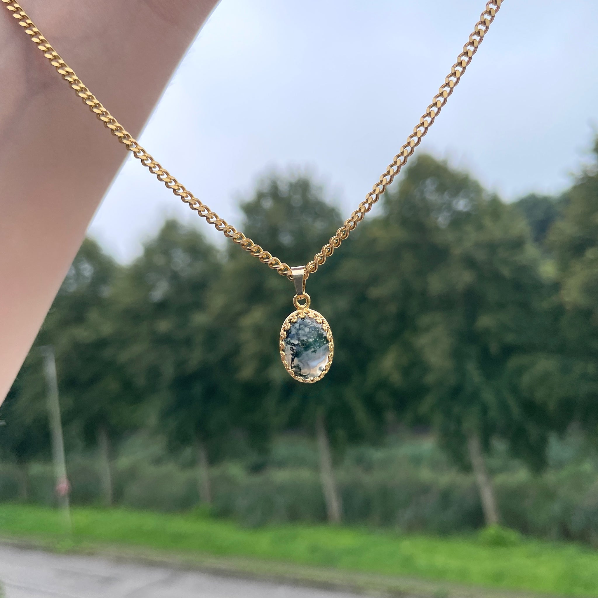 goude mosagaat ketting