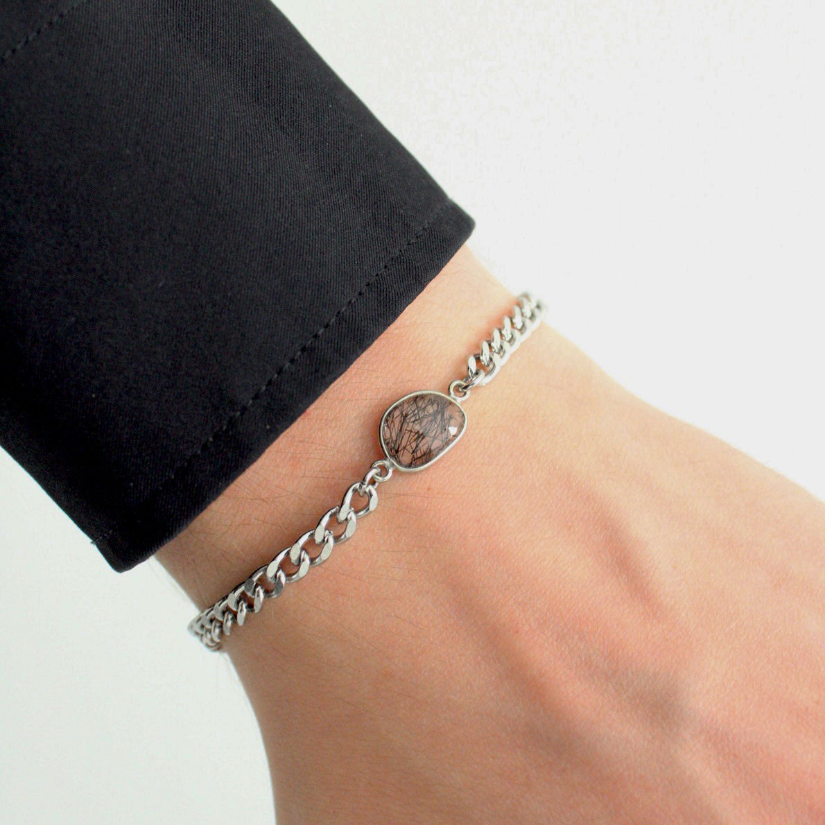 armband met toermalijnkwarts