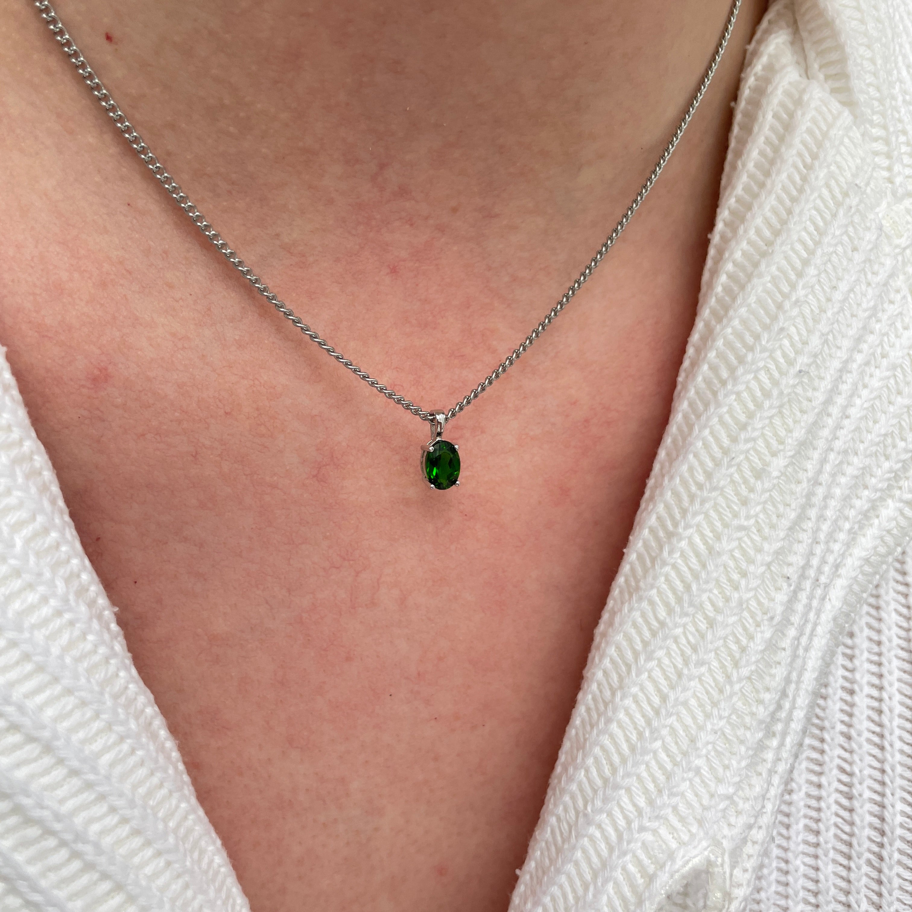 Chroomdiopsiet Ketting