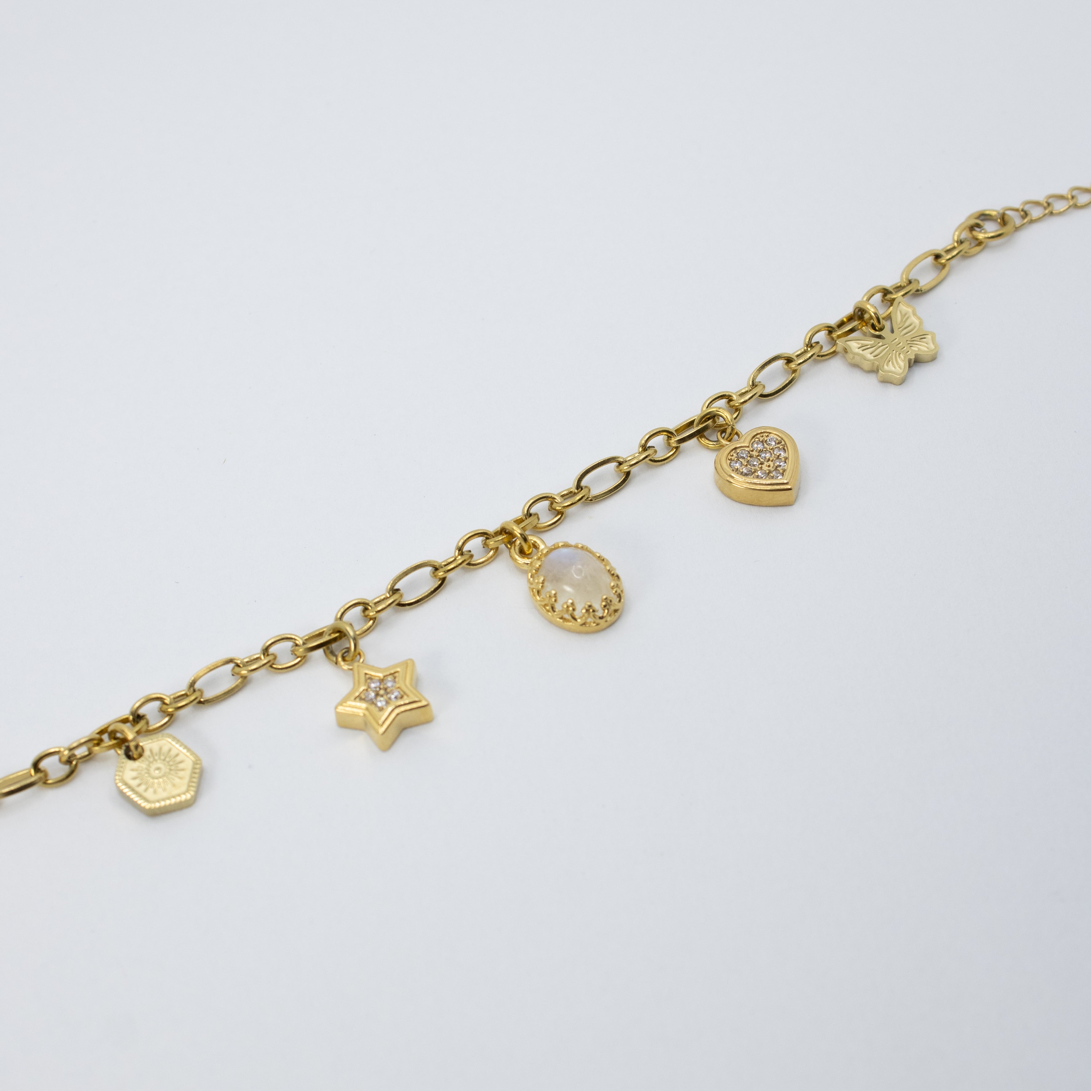 Maansteen Bedelarmband