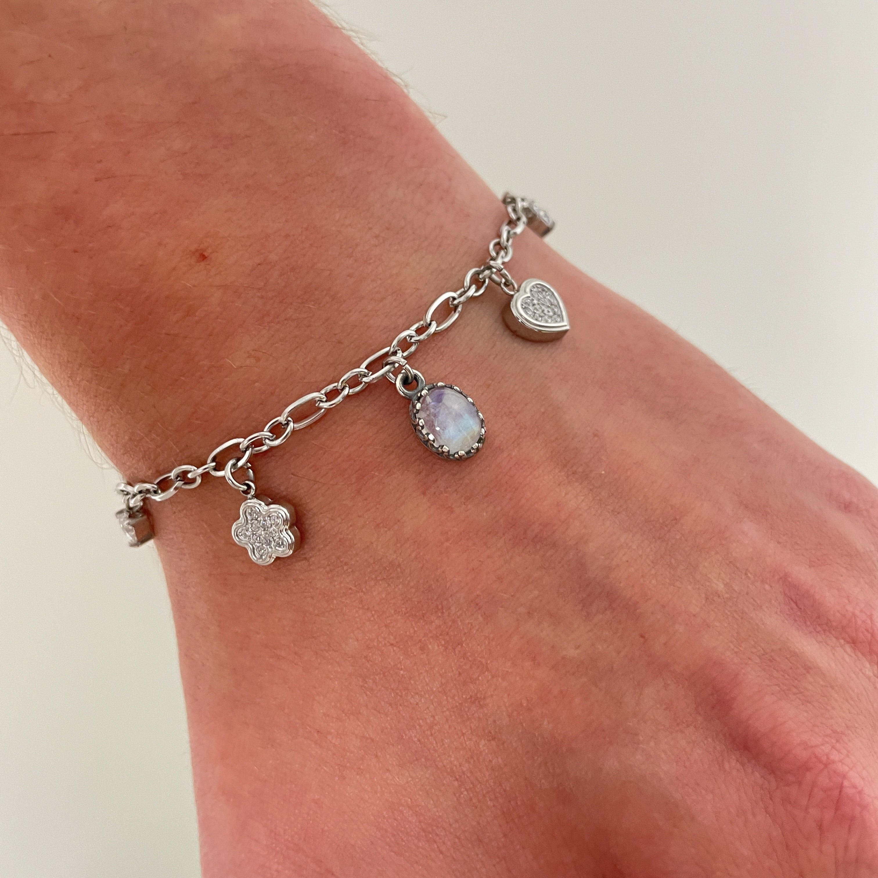 Maansteen Bedelarmband