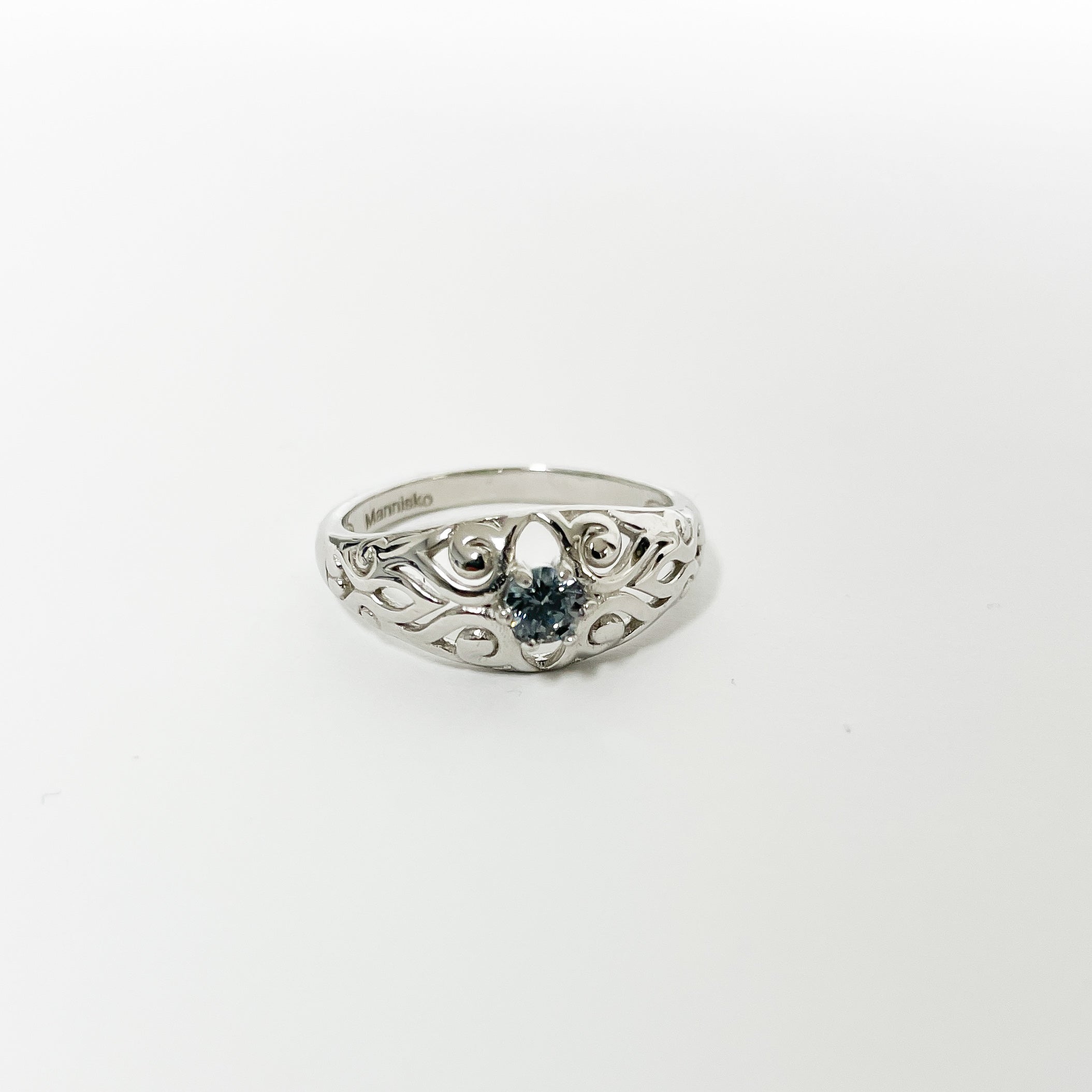 Stammes-Zirkonia-Ring