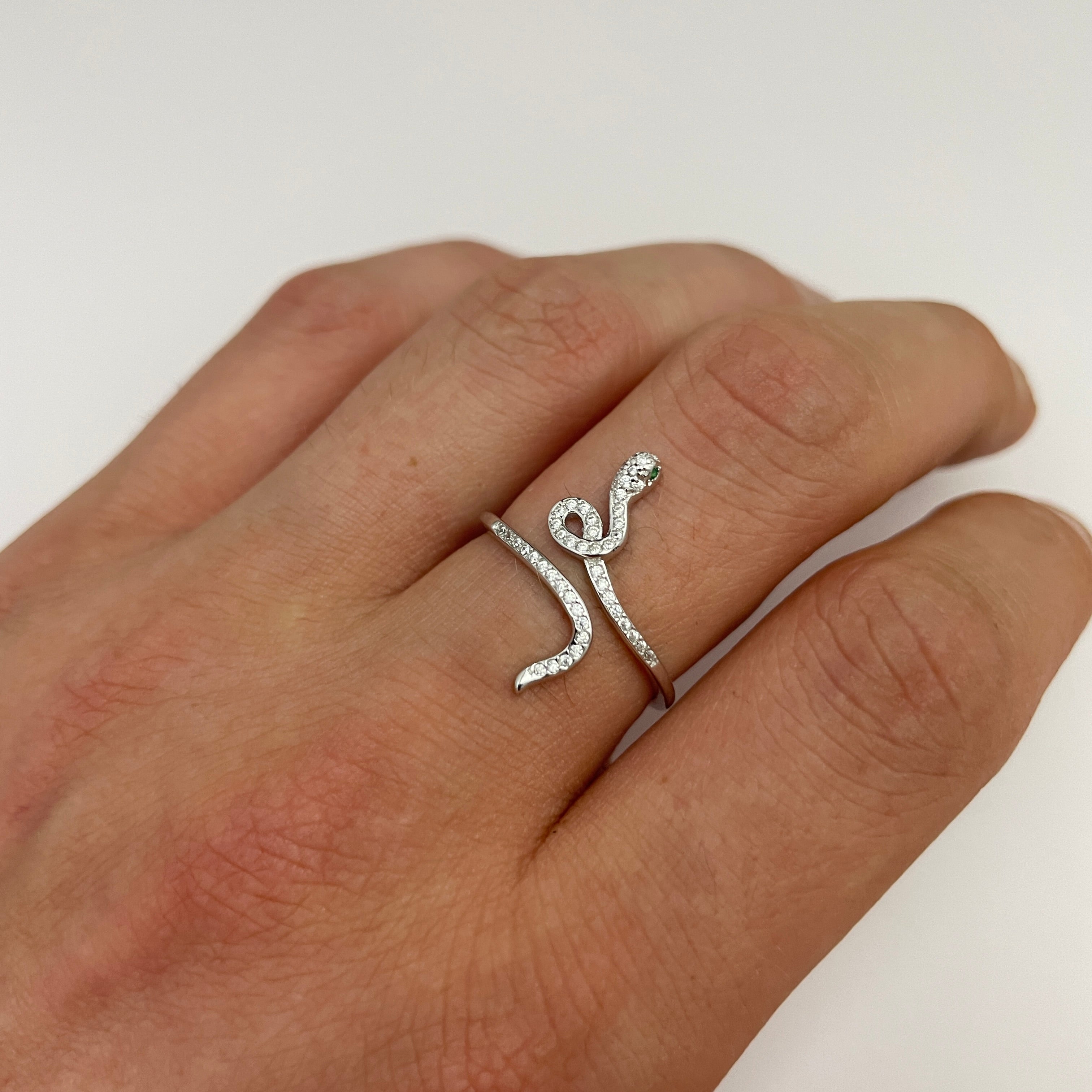 Zirkonia Slang Ring