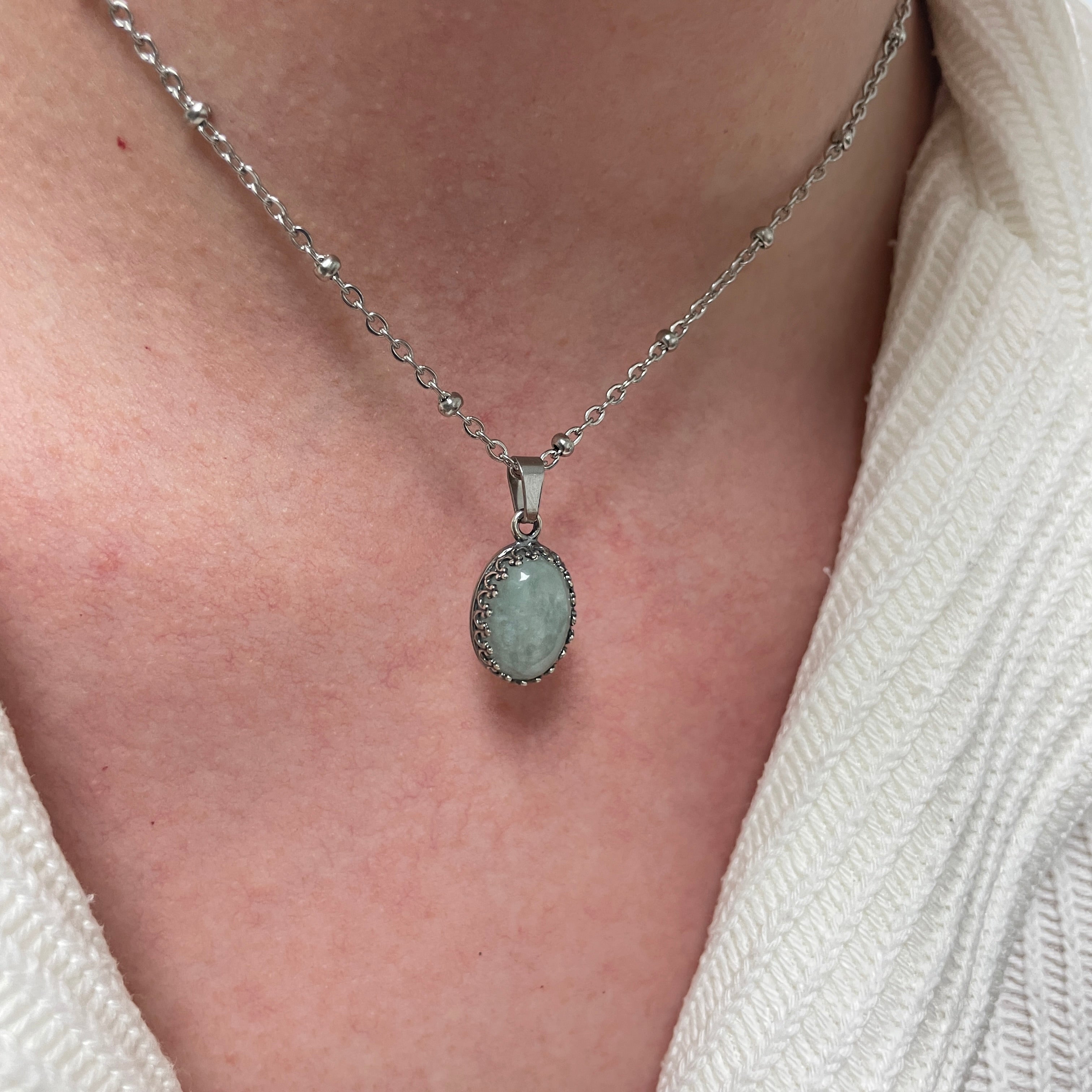 Burmese Jade Ketting