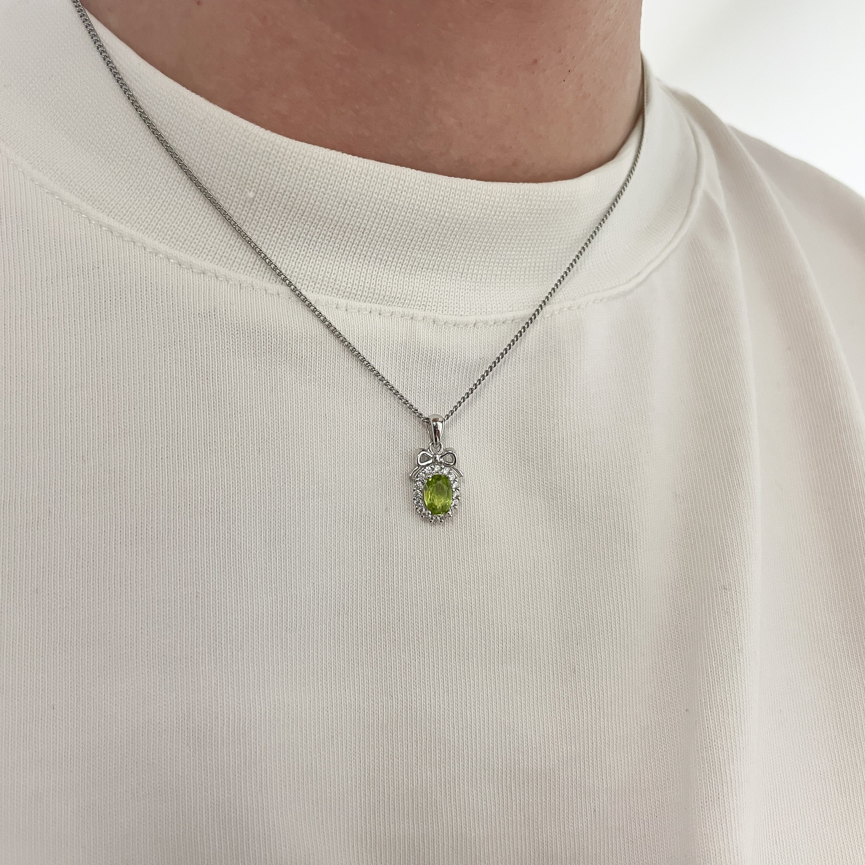 Bow Tie & Gem Ketting