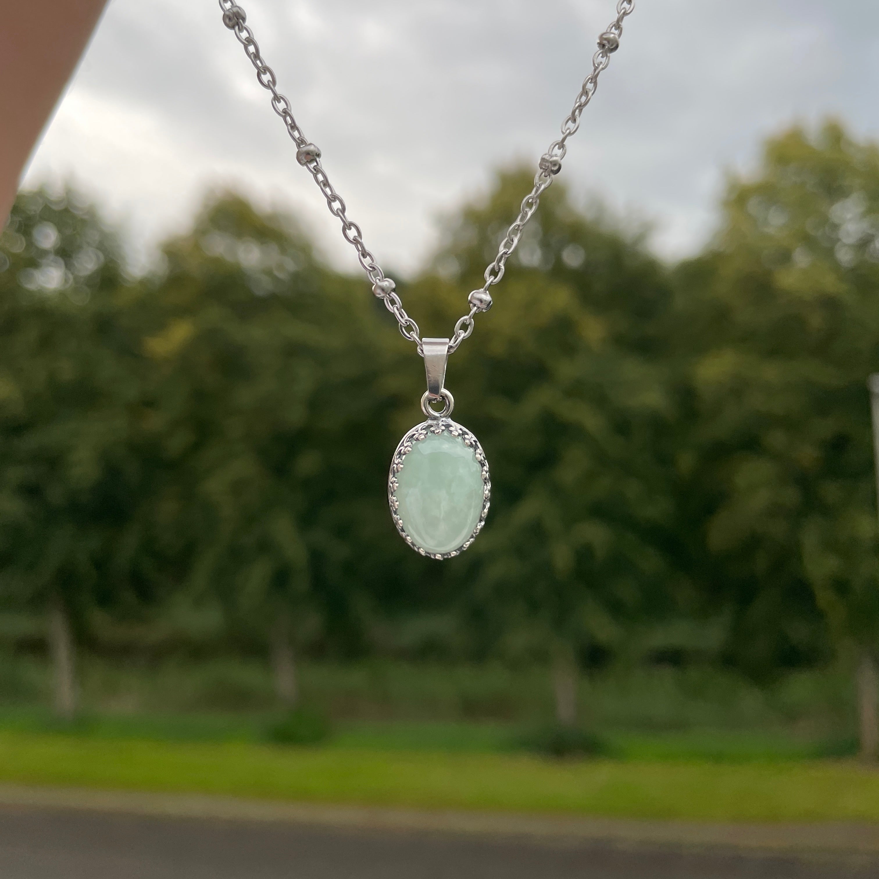 Burmese Jade Ketting