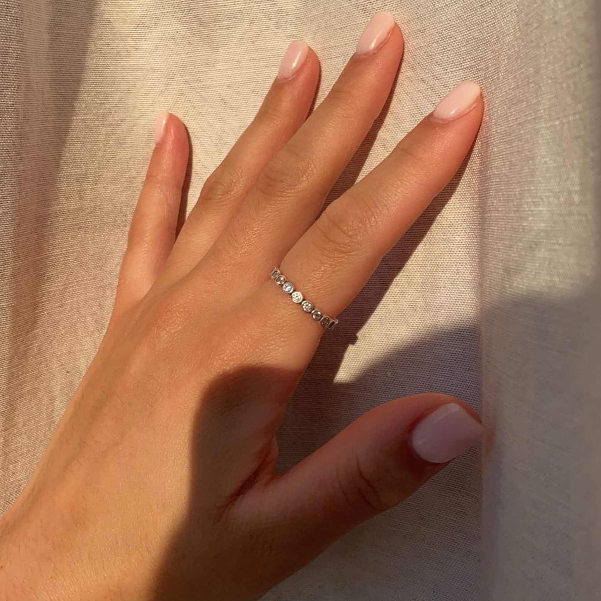 shiny stackable ring