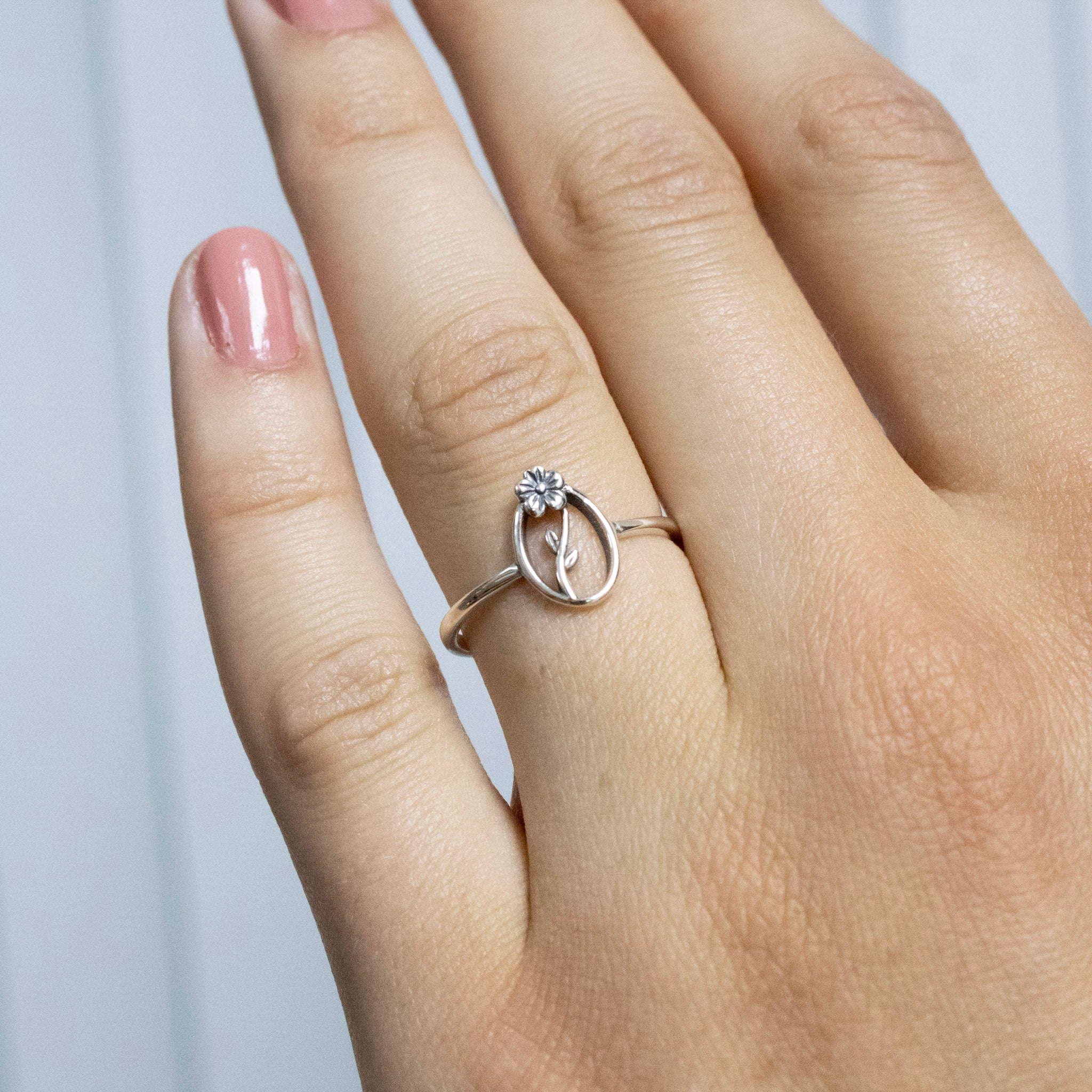 vintage style bloem ring