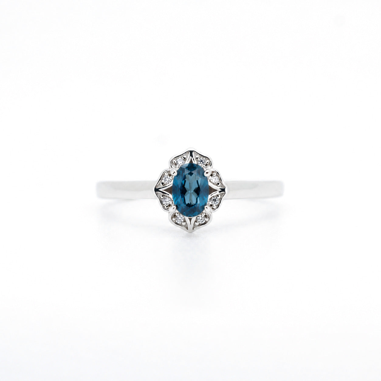 Flower Edelsteen Ring