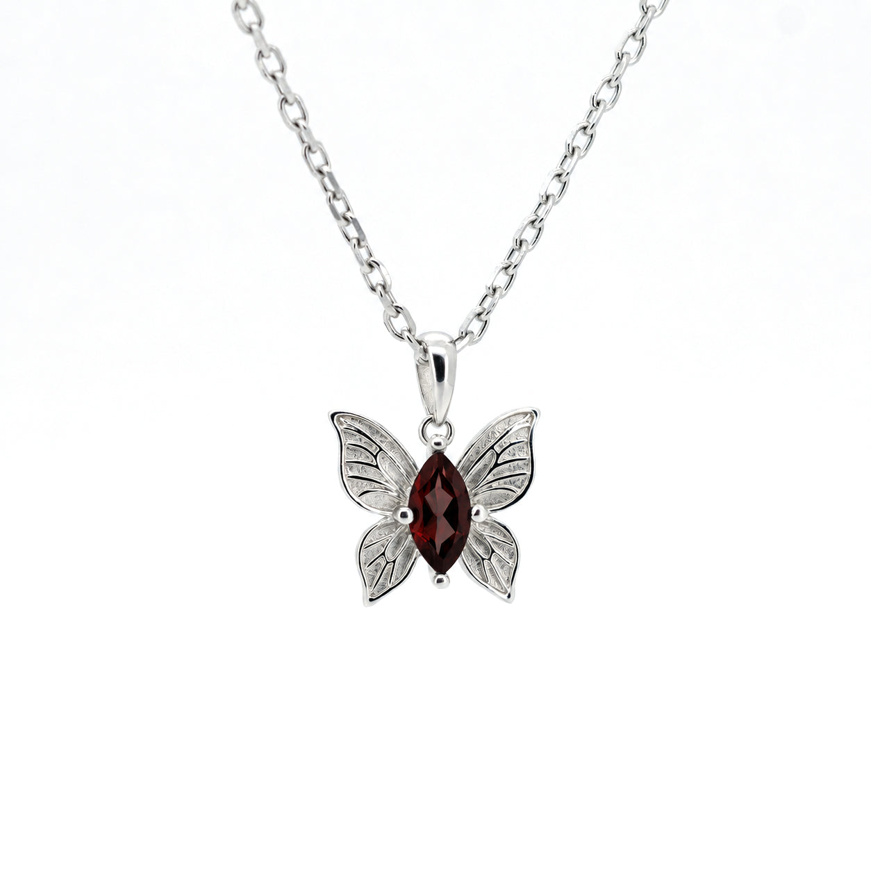 Vlinder Edelsteen Ketting