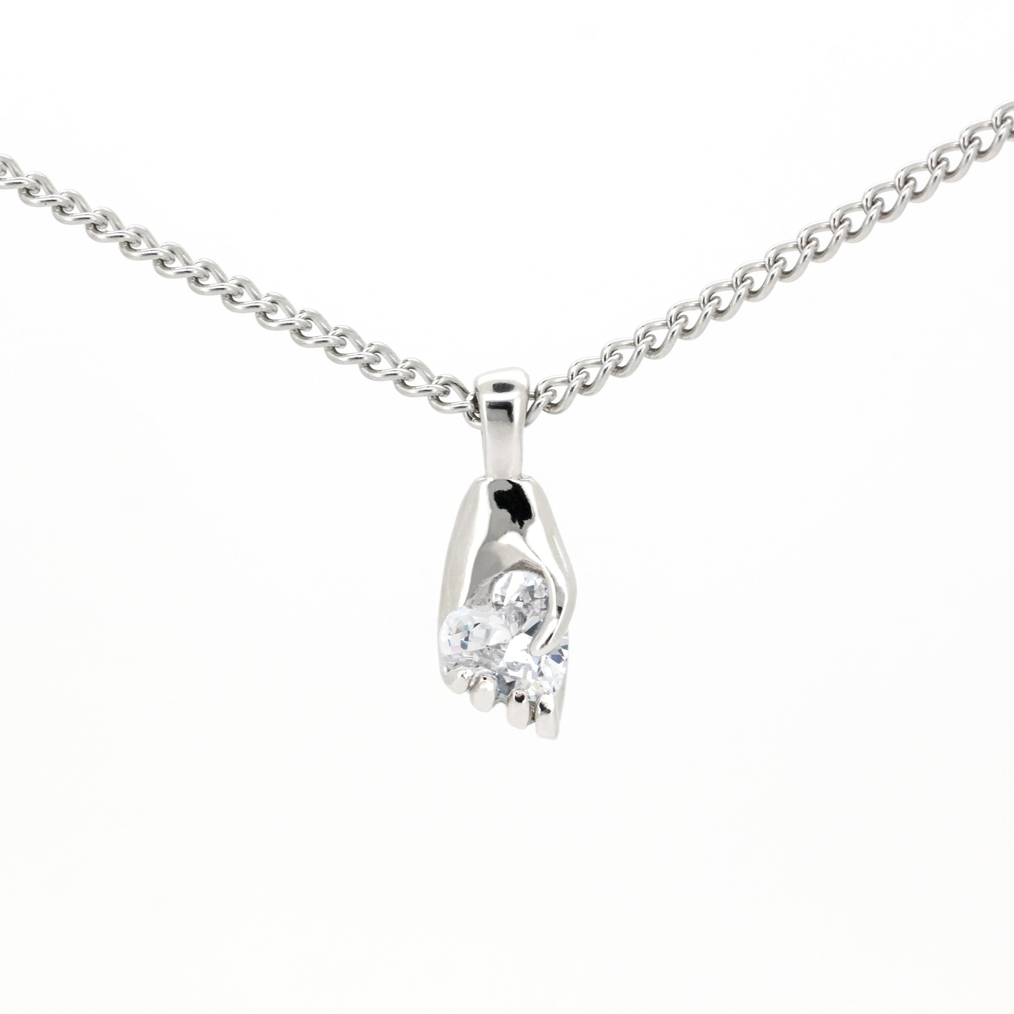 ketting met hand en hart