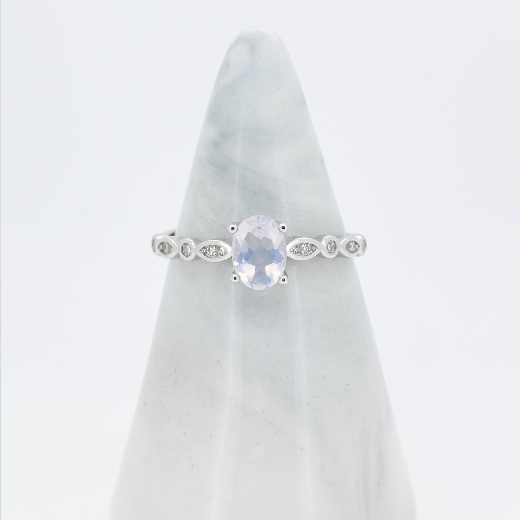 Lavendelkwarts Ring