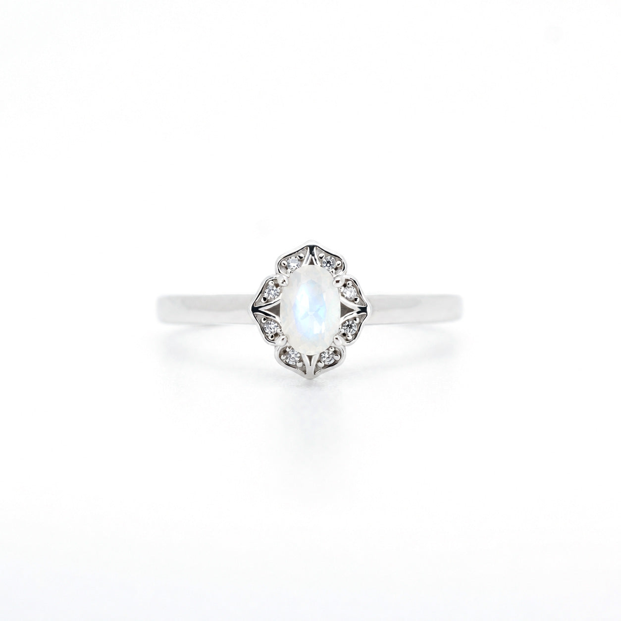 Flower Edelsteen Ring