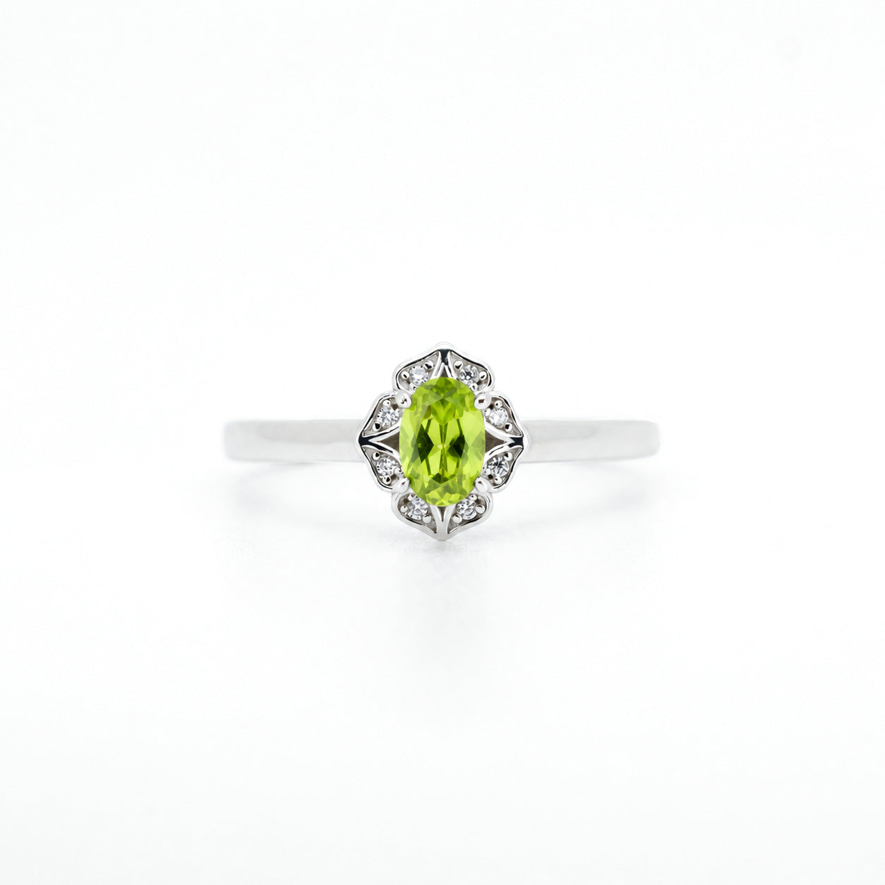 Flower Edelsteen Ring