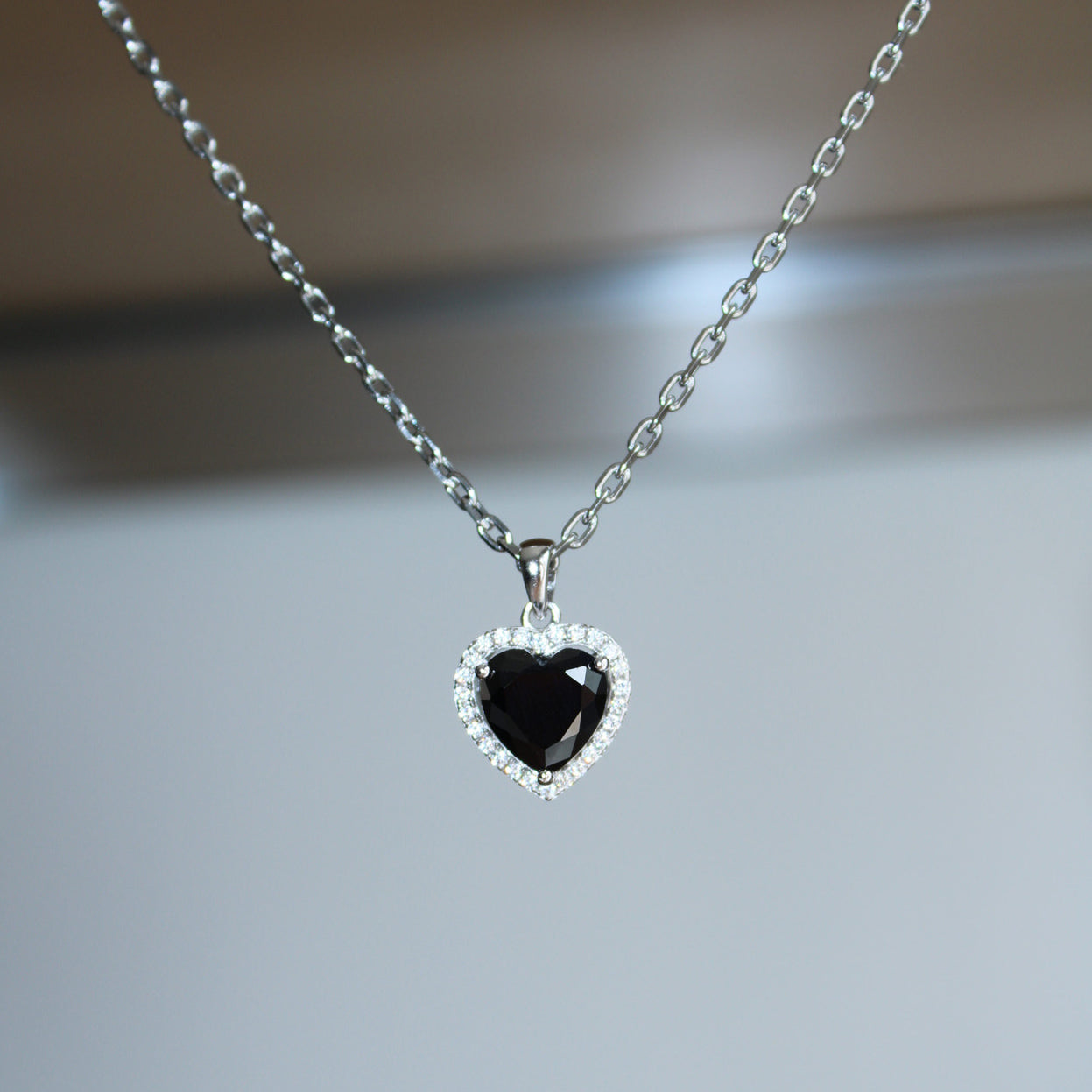 Ketting met Zwarte Zirkonia